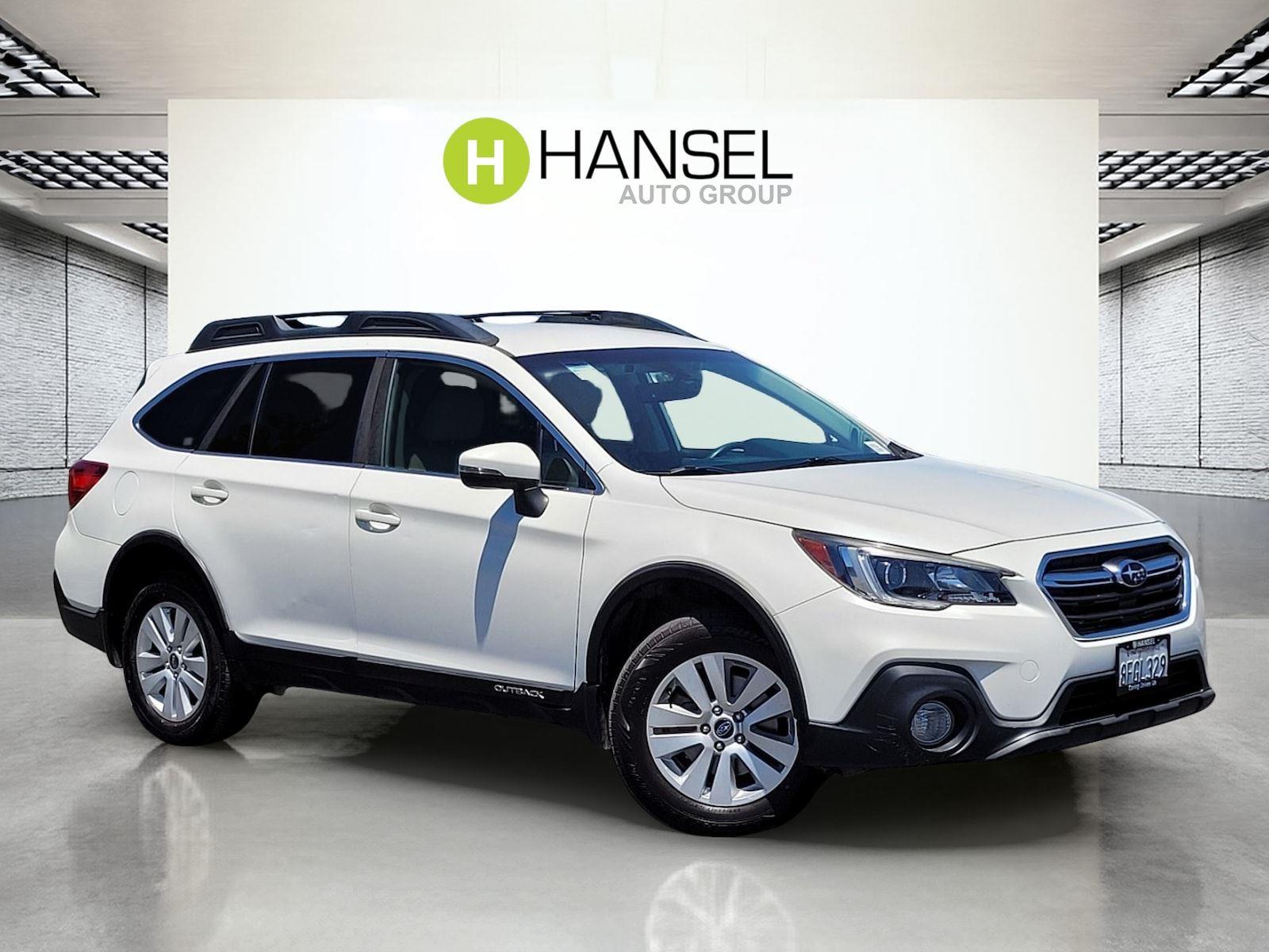 Crystal White Pearl 2018 Subaru Outback Wagon All-Wheel Drive Continuously Variable Transmission