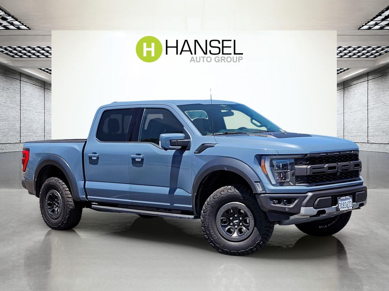 Blue (Azure Gray Metallic Tri-Coat) 2023 Ford F-150 Pickup Truck Four-Wheel Drive Automatic