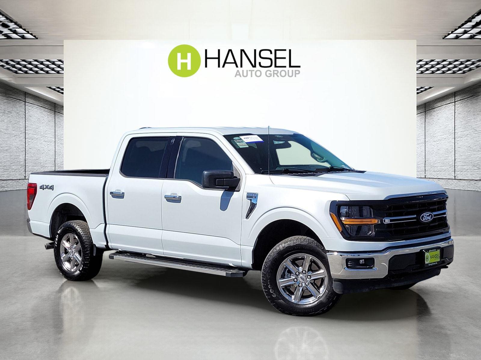 Space White 2025 Ford F-150 Pickup Truck Four-Wheel Drive Automatic