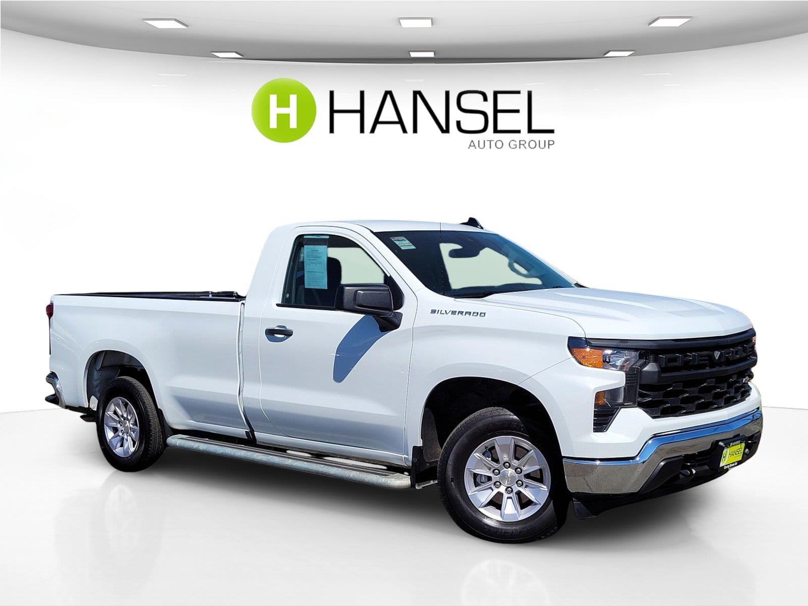 Summit White 2025 Chevrolet Silverado 1500 Pickup Truck 4X2 Automatic