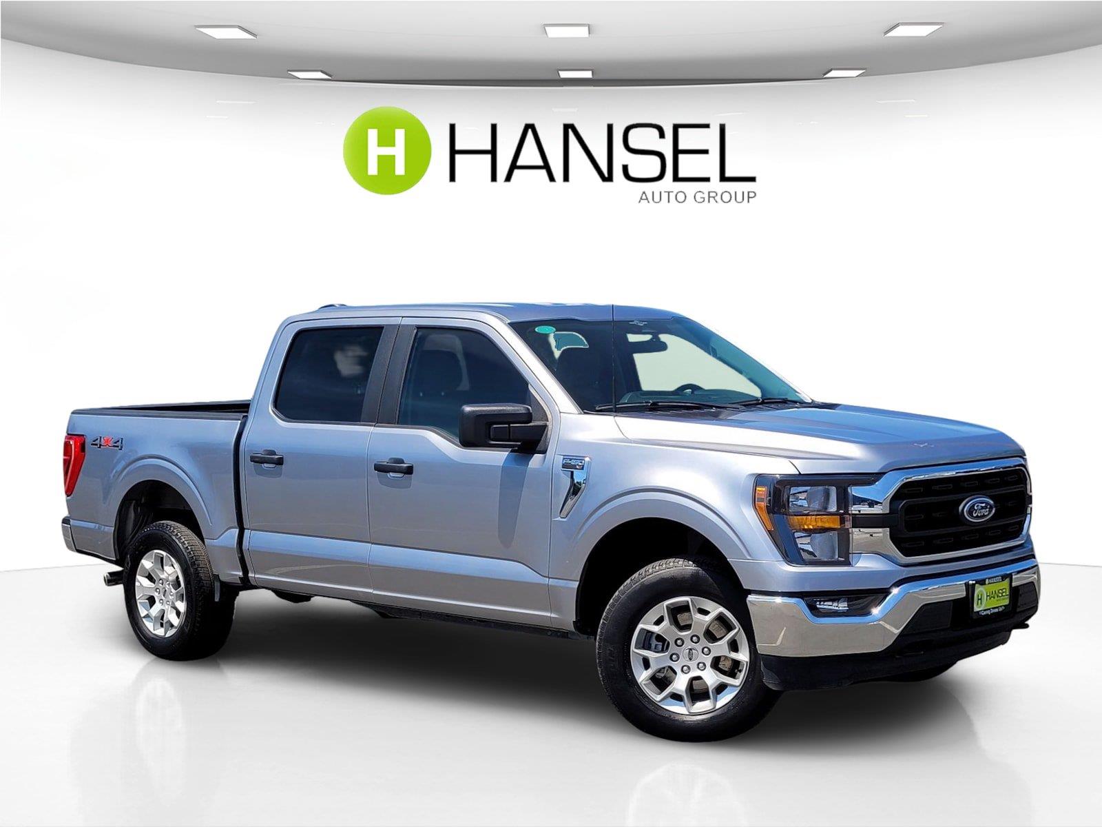 Iconic Silver 2023 Ford F-150 Pickup Truck Four-Wheel Drive Automatic