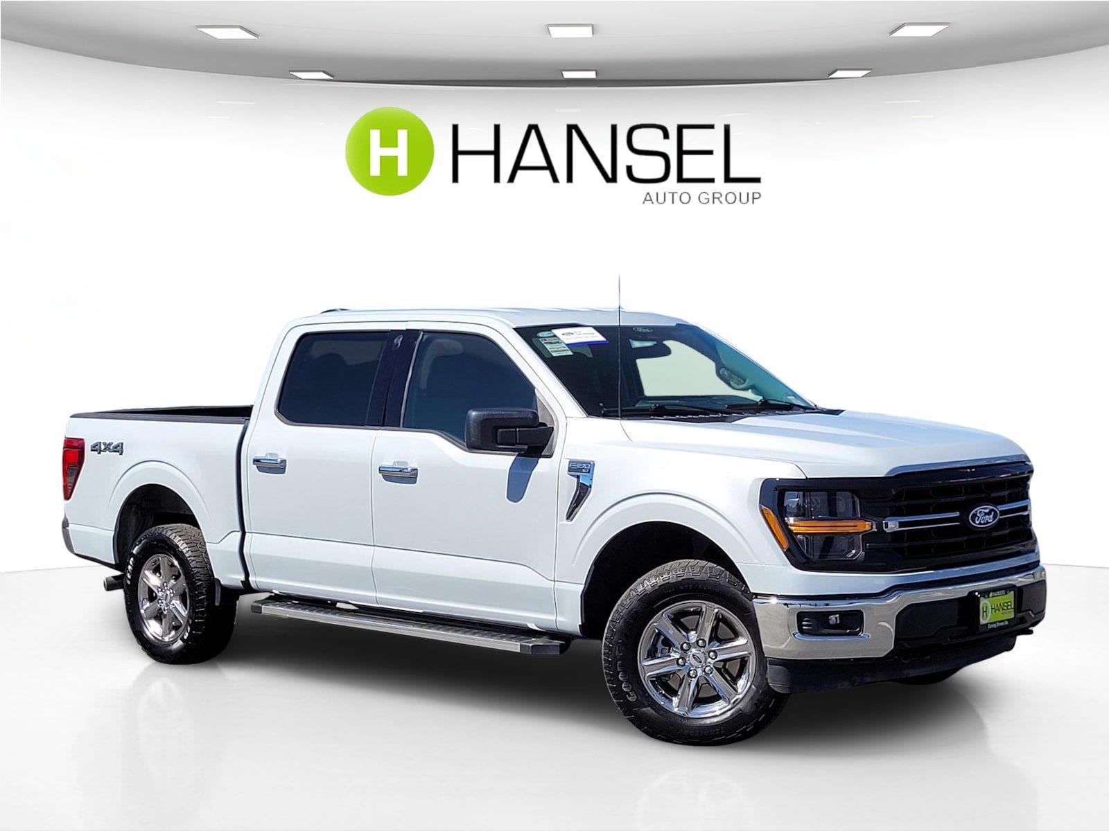 Space White 2025 Ford F-150 Pickup Truck Four-Wheel Drive Automatic