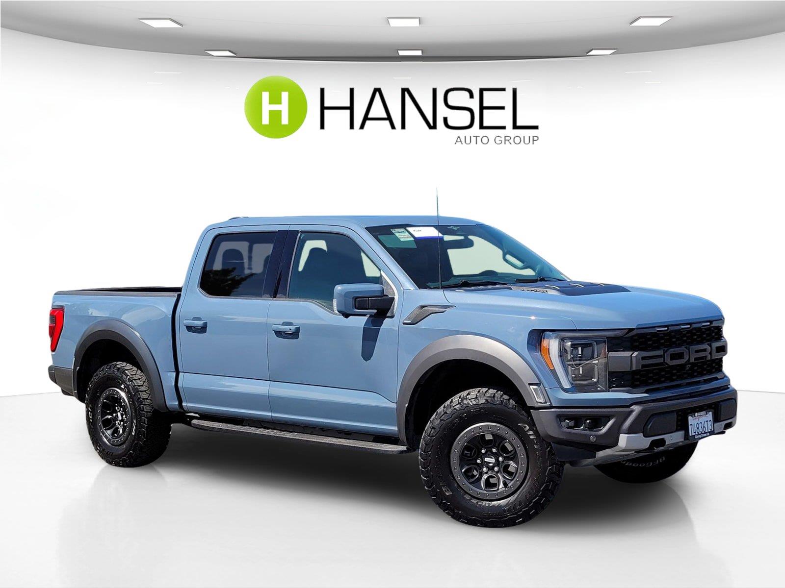 Blue (Azure Gray Metallic Tri-Coat) 2023 Ford F-150 Pickup Truck Four-Wheel Drive Automatic
