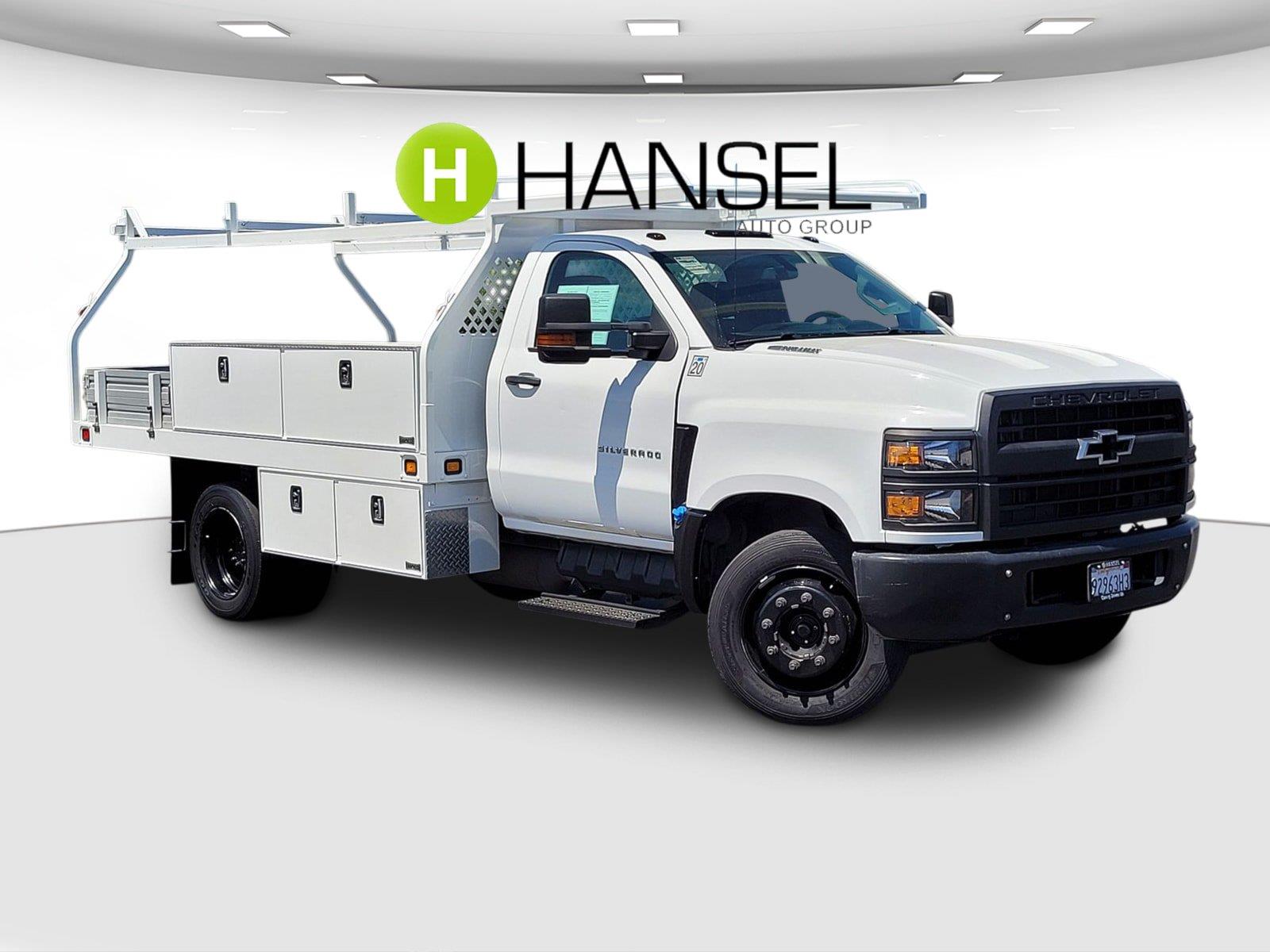 Summit White 2020 Chevrolet Silverado 6500HD Pickup Truck 6-Speed Automatic Overdrive