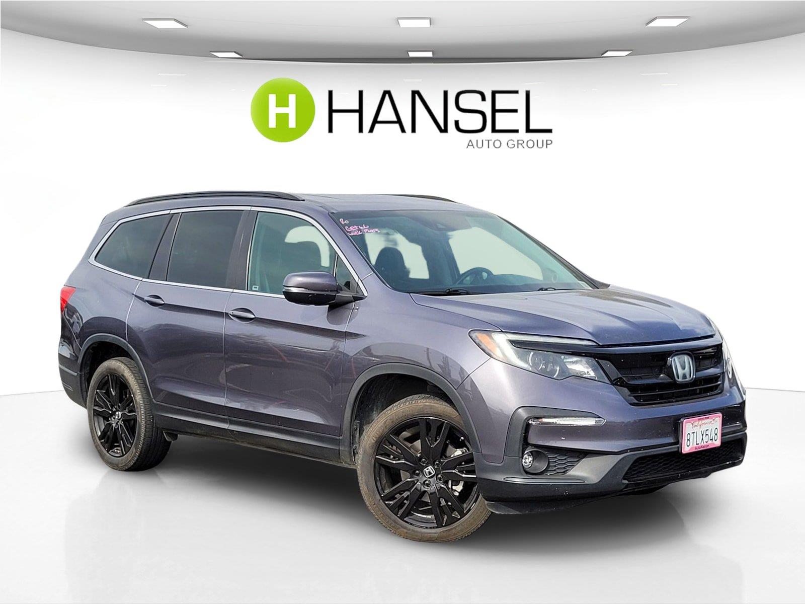 Gray (Modern Steel Metallic) 2021 Honda Pilot SUV / Crossover All-Wheel Drive Automatic