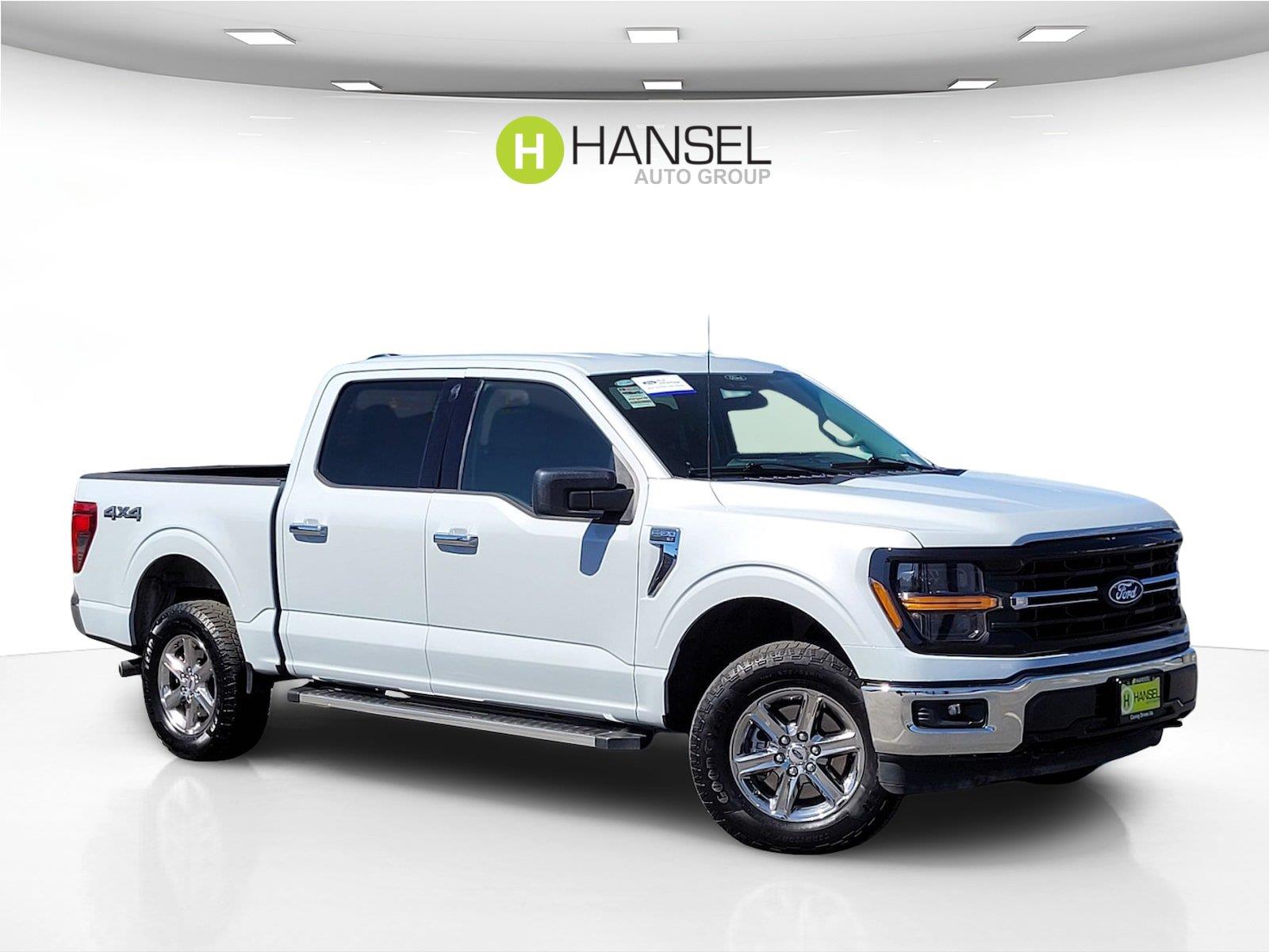 Space White 2025 Ford F-150 Pickup Truck Four-Wheel Drive Automatic