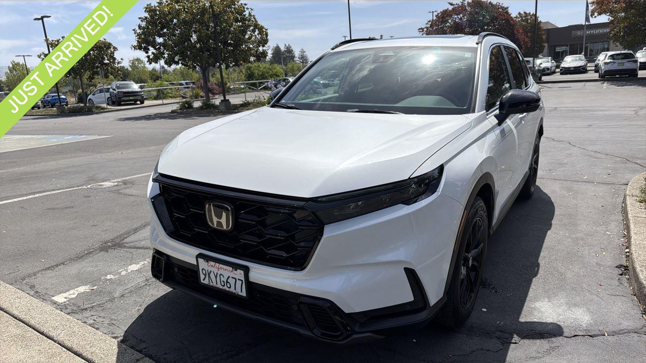 Platinum White Pearl 2024 Honda CR-V Hybrid SUV / Crossover Front-Wheel Drive 1-Speed Dual Clutch