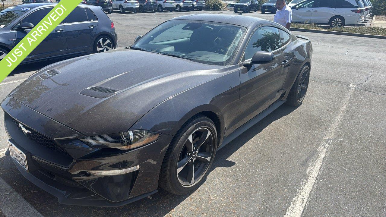 Dark Matter Gray 2022 Ford Mustang Coupe Rear-Wheel Drive 6-Speed Manual