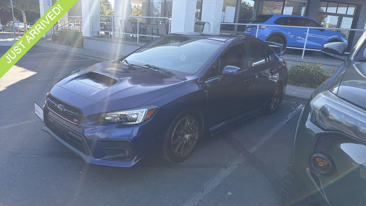 Lapis Blue Pearl 2018 Subaru WRX STI Sedan All-Wheel Drive 6-Speed Manual