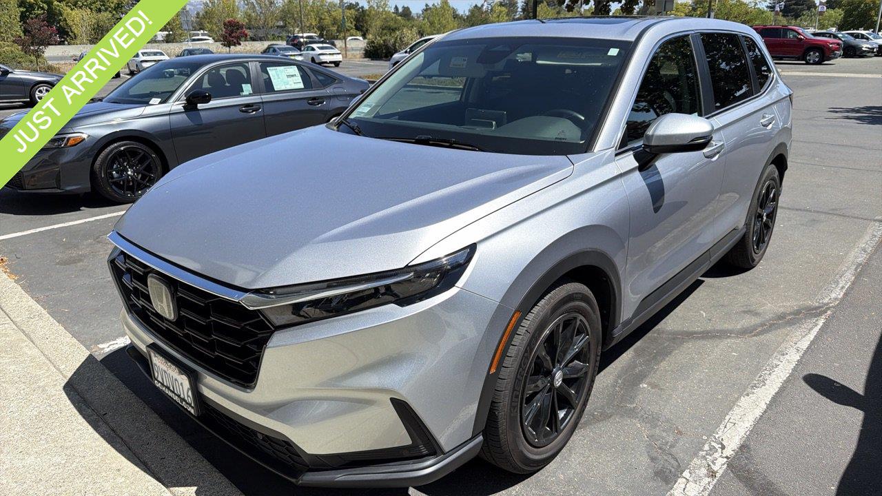 Solar Silver Metallic 2025 Honda CR-V SUV / Crossover Front-Wheel Drive Continuously Variable Transmission