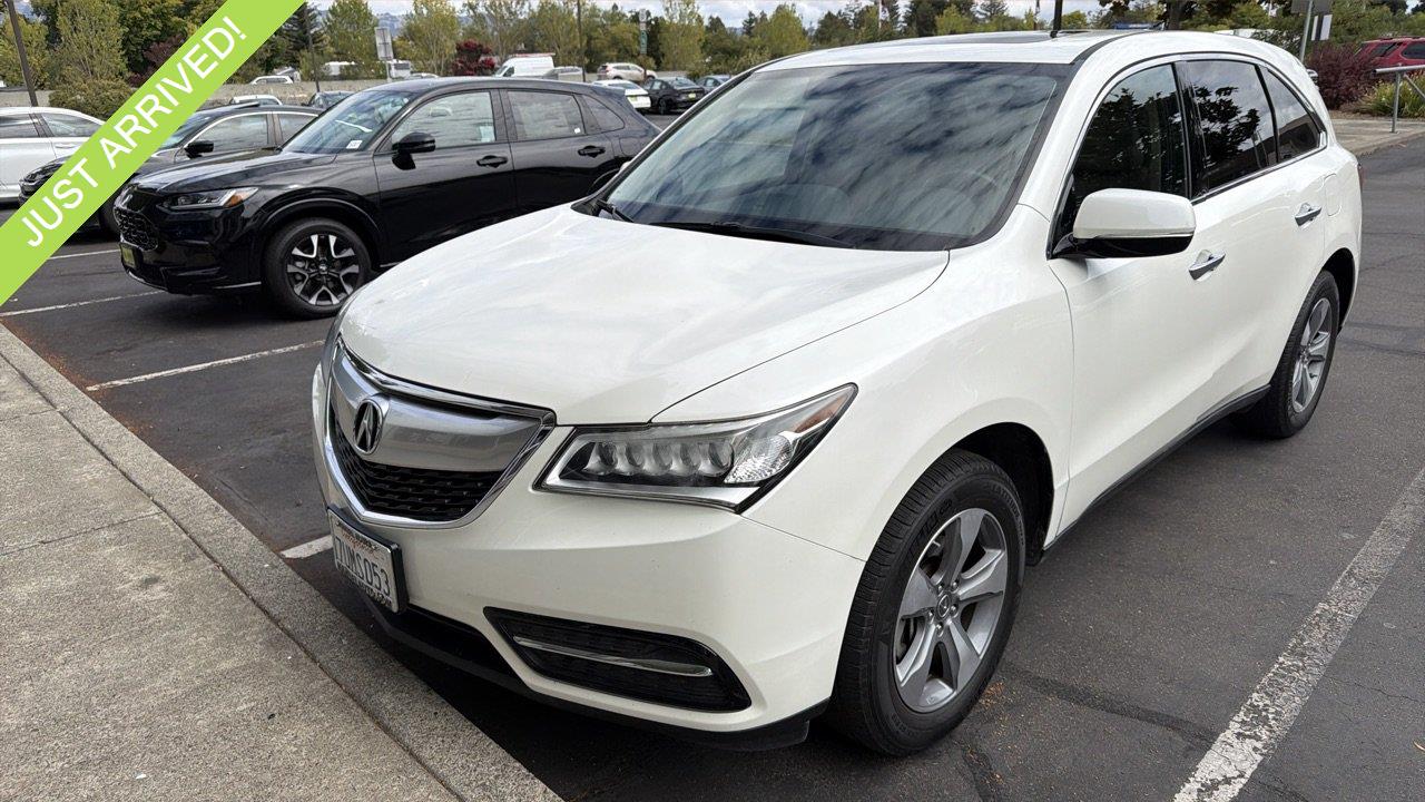 White Diamond Pearl 2016 Acura MDX SUV / Crossover All-Wheel Drive Automatic