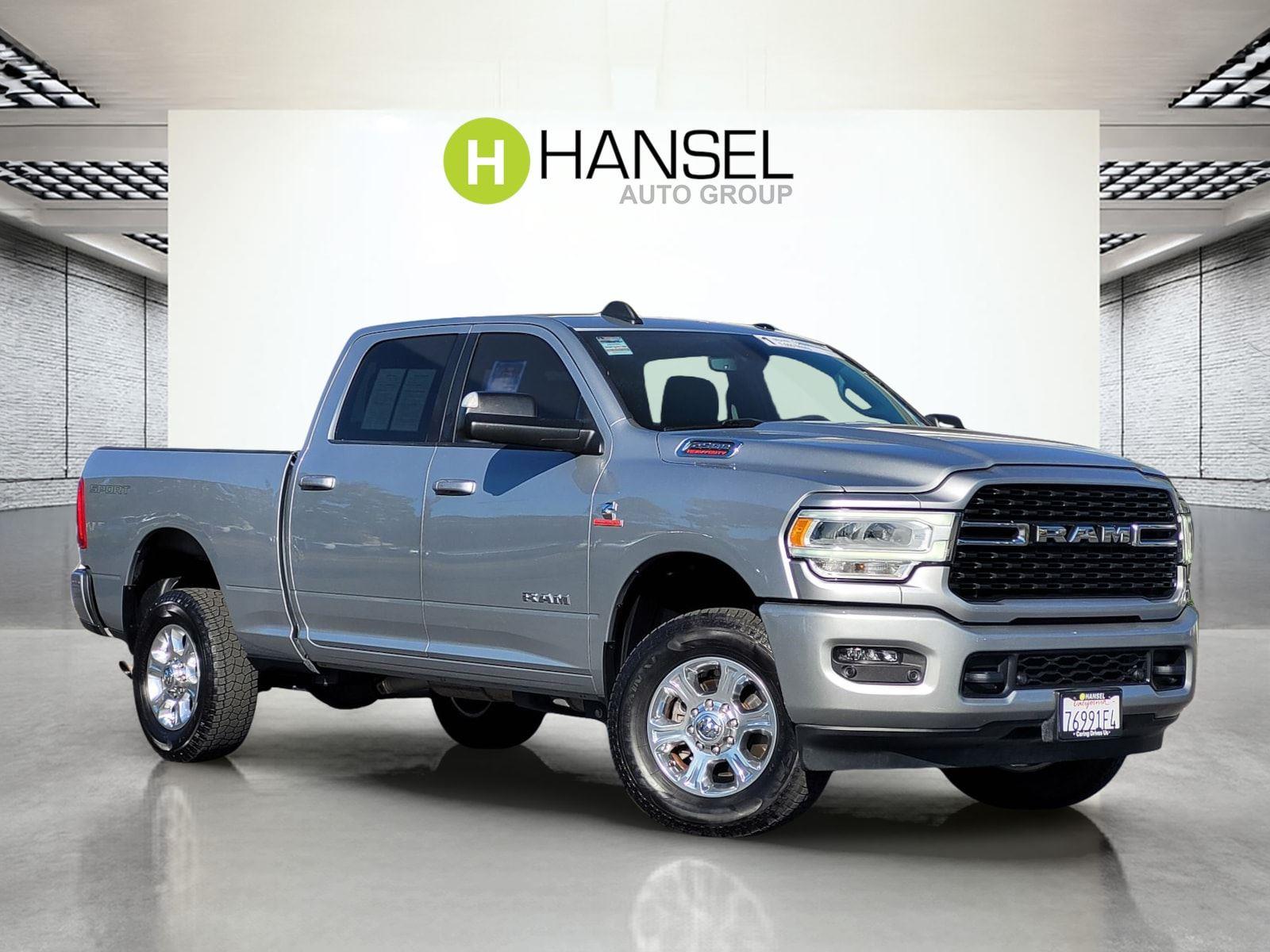 Billet Silver Metallic Clearcoat 2022 RAM 2500 Big Horn Crew Cab 4WD Pickup Truck Four-Wheel Drive 6-Speed Automatic