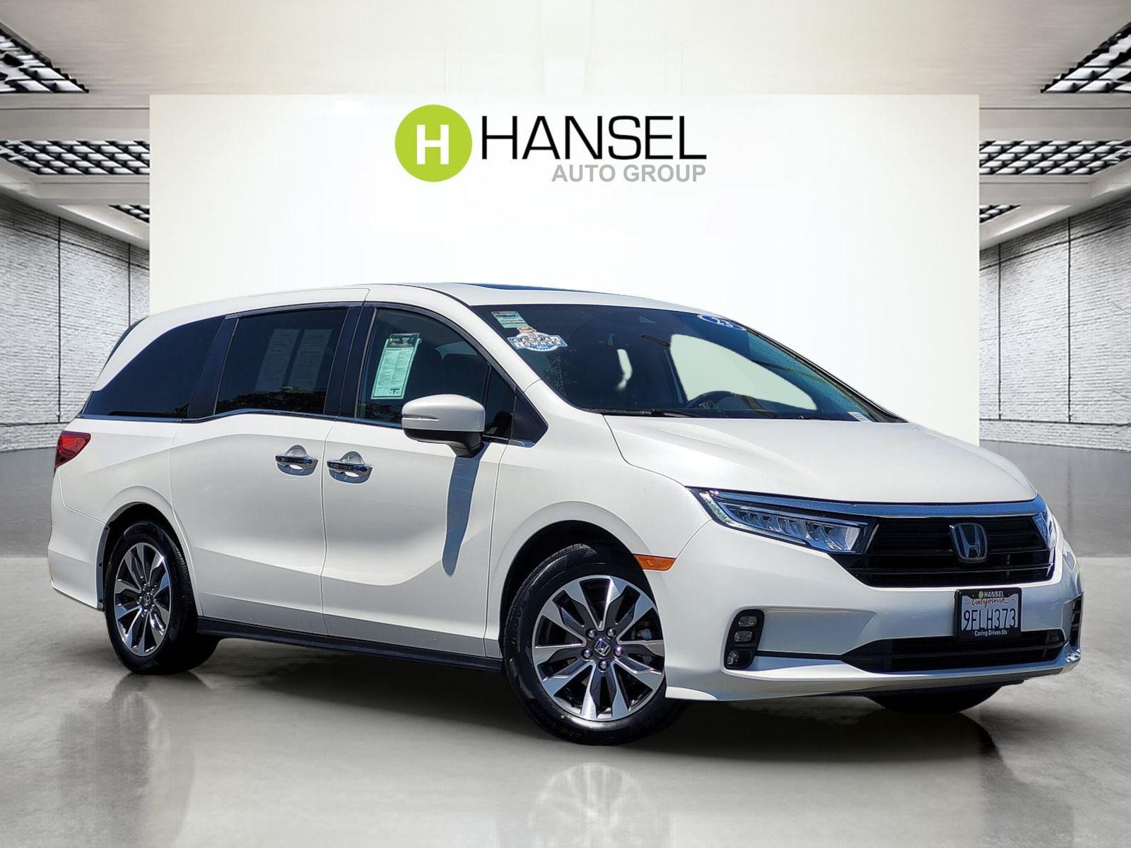 Platinum White Pearl 2023 Honda Odyssey Minivan Front-Wheel Drive Automatic