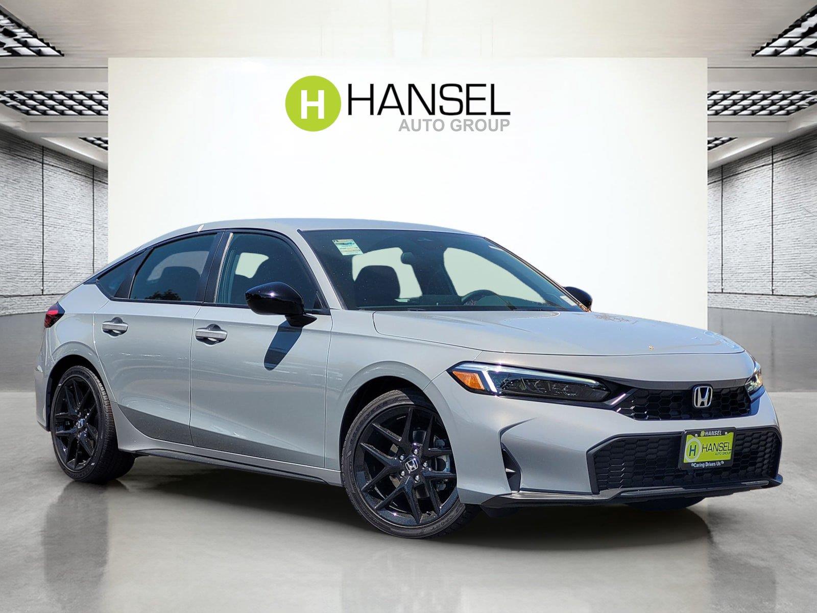 Urban Gray Pearl 2026 Honda Civic Hatchback Hatchback Front-Wheel Drive Continuously Variable Transmission