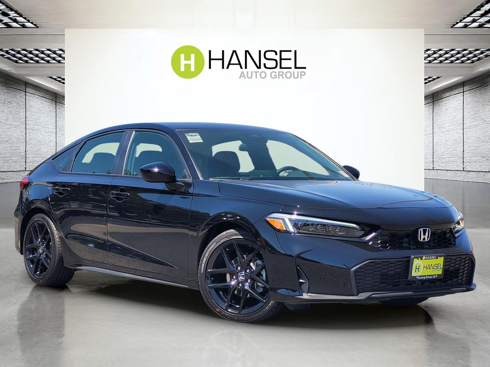 Crystal Black Pearl 2026 Honda Civic Hatchback Hatchback Front-Wheel Drive Continuously Variable Transmission