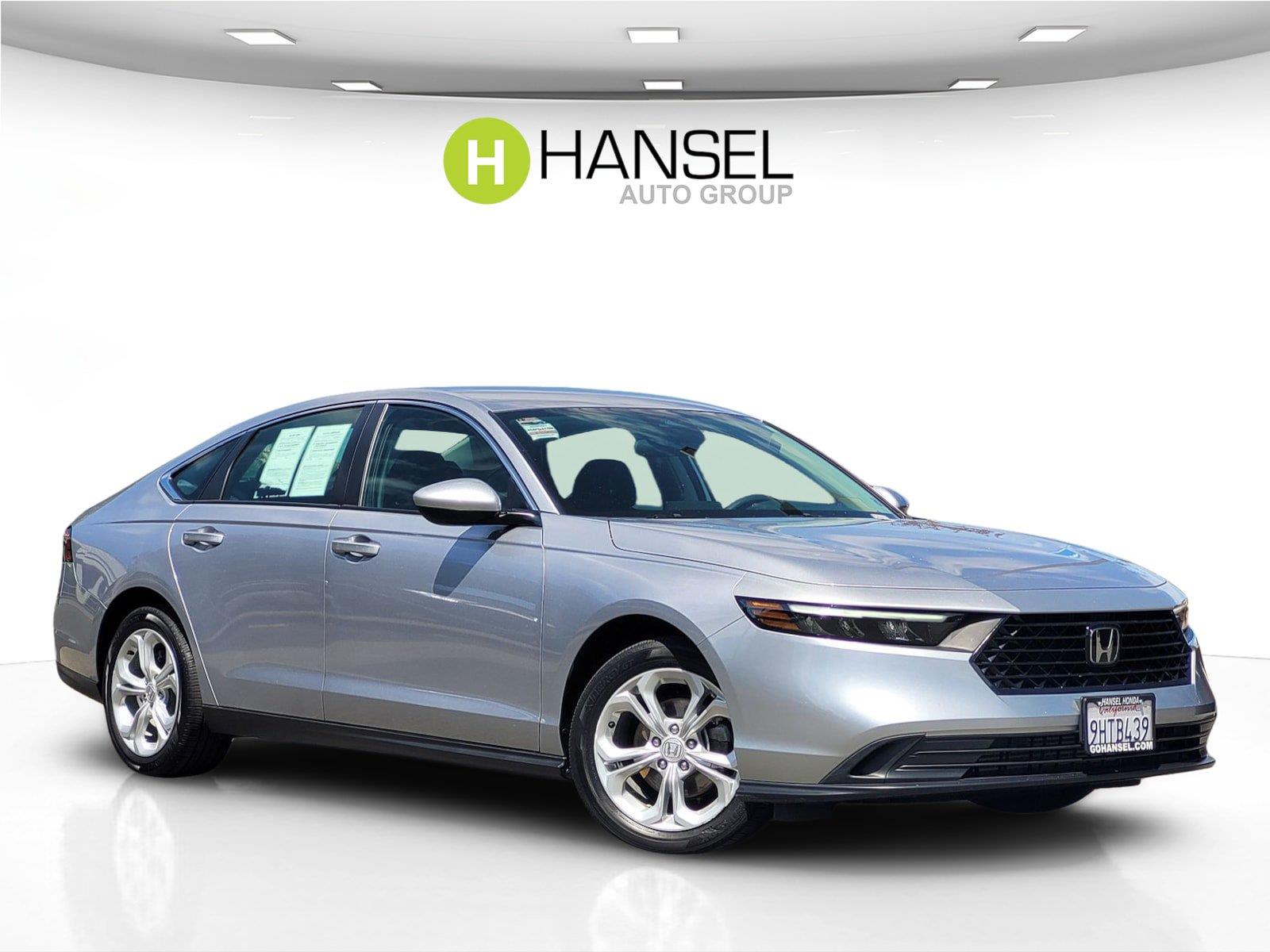 Lunar Silver Metallic 2023 Honda Accord Sedan Front-Wheel Drive Continuously Variable Transmission