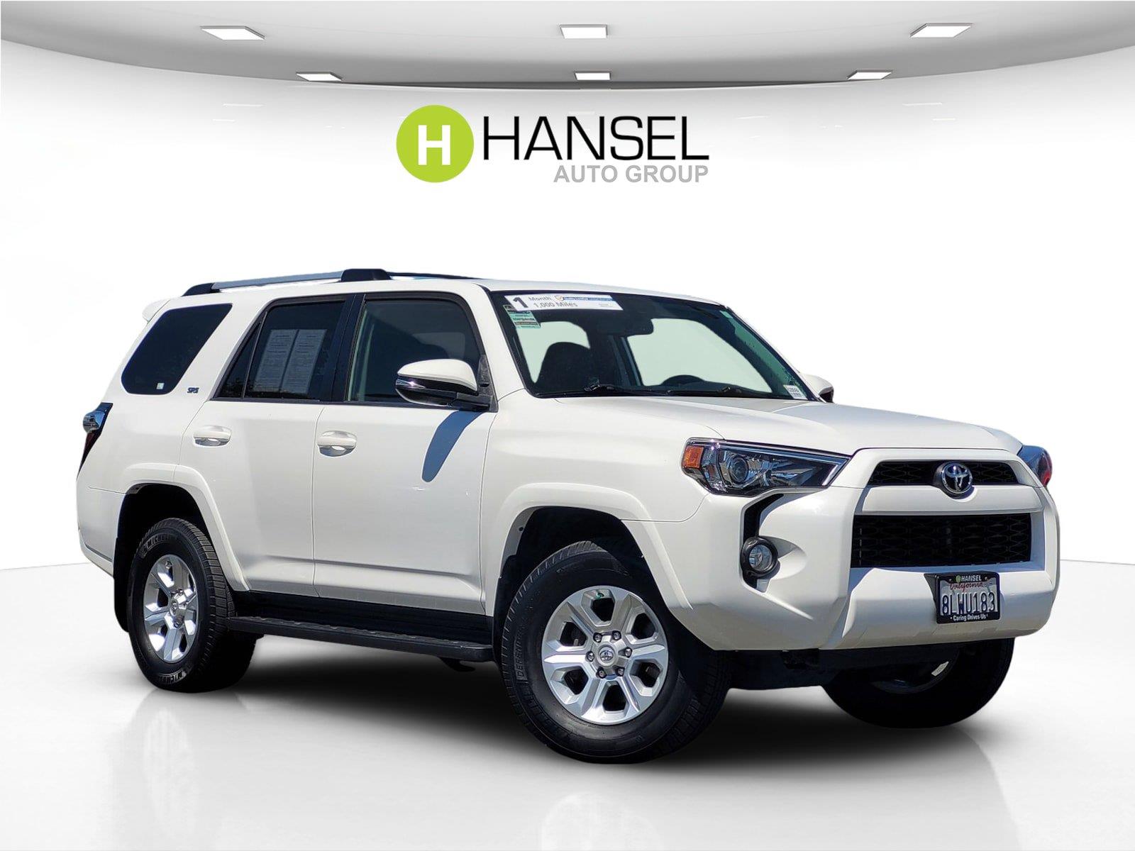 Super White 2019 Toyota 4Runner SUV / Crossover Four-Wheel Drive Automatic