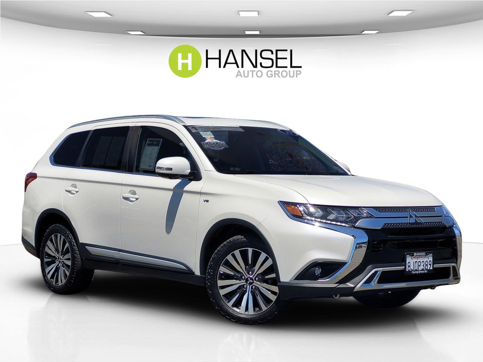Pearl White 2019 Mitsubishi Outlander SUV / Crossover All-Wheel Drive Automatic