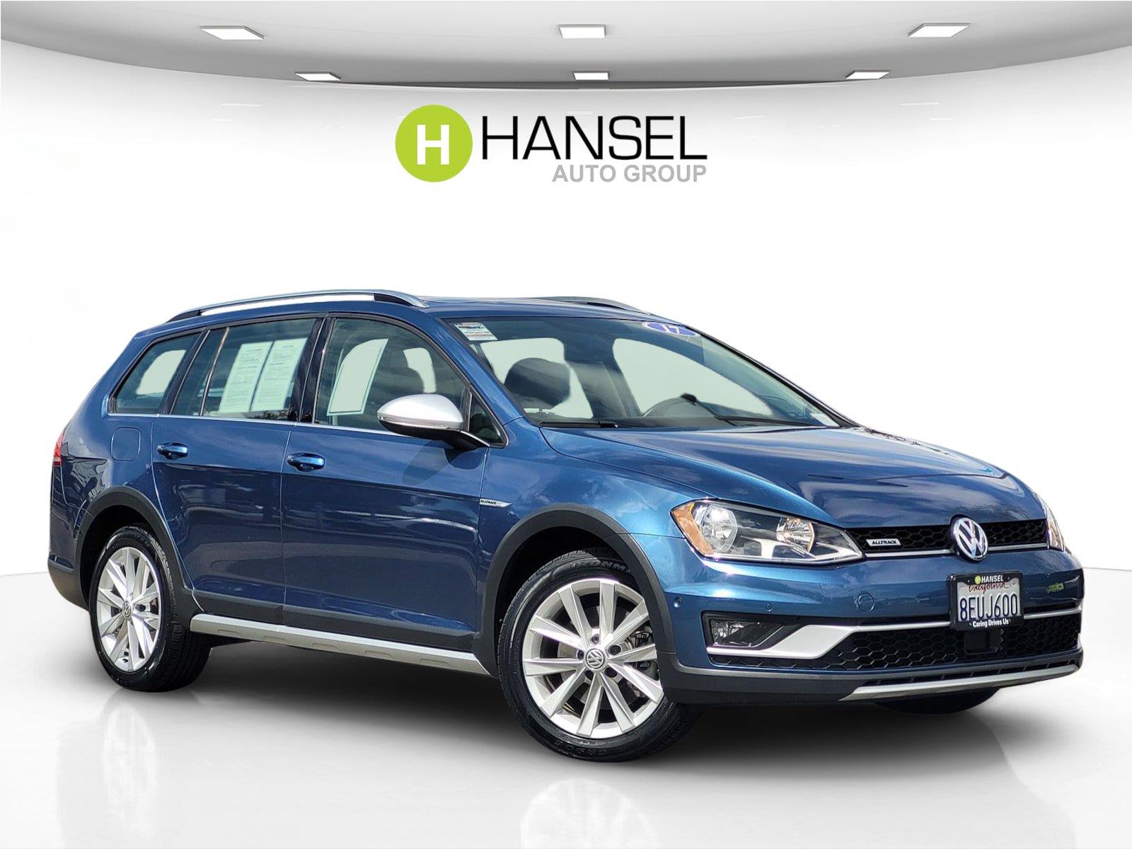 Silk Blue Metallic 2017 Volkswagen Golf Alltrack Wagon All-Wheel Drive Automatic