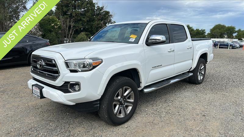 Super White 2017 Toyota Tacoma Pickup Truck Four-Wheel Drive 6-Speed Automatic