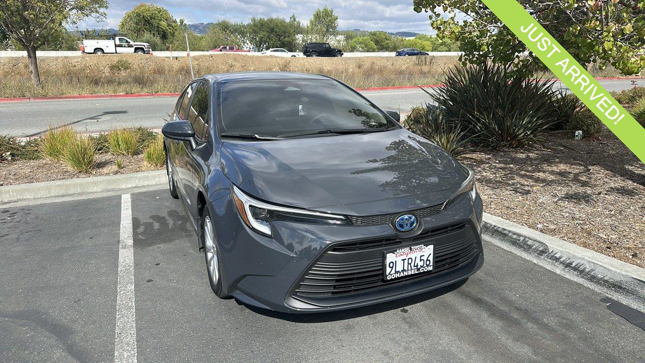 Underground 2024 Toyota Corolla Hybrid Sedan Front-Wheel Drive Continuously Variable Transmission