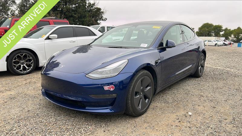 Deep Blue Metallic 2023 Tesla Model 3 Sedan All-Wheel Drive Automatic