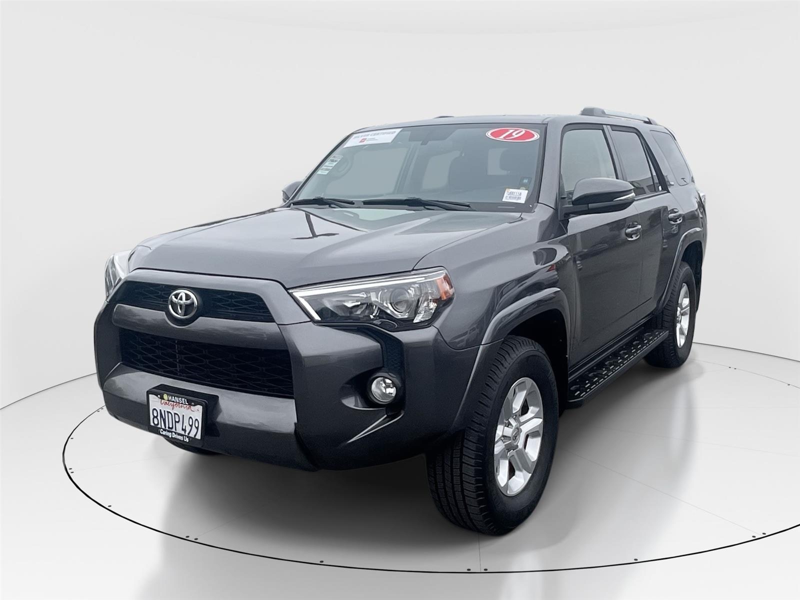 Magnetic Gray Metallic 2019 Toyota 4Runner SR5 4WD SUV / Crossover Four-Wheel Drive Automatic