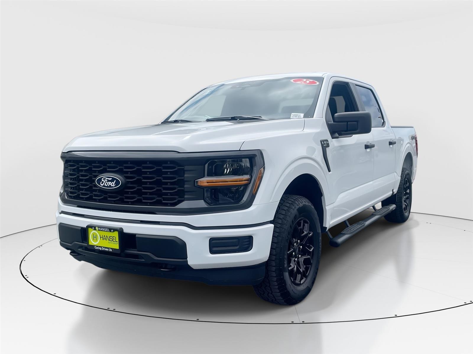 Oxford White 2025 Ford F-150 STX SuperCrew 4WD Pickup Truck Four-Wheel Drive Automatic