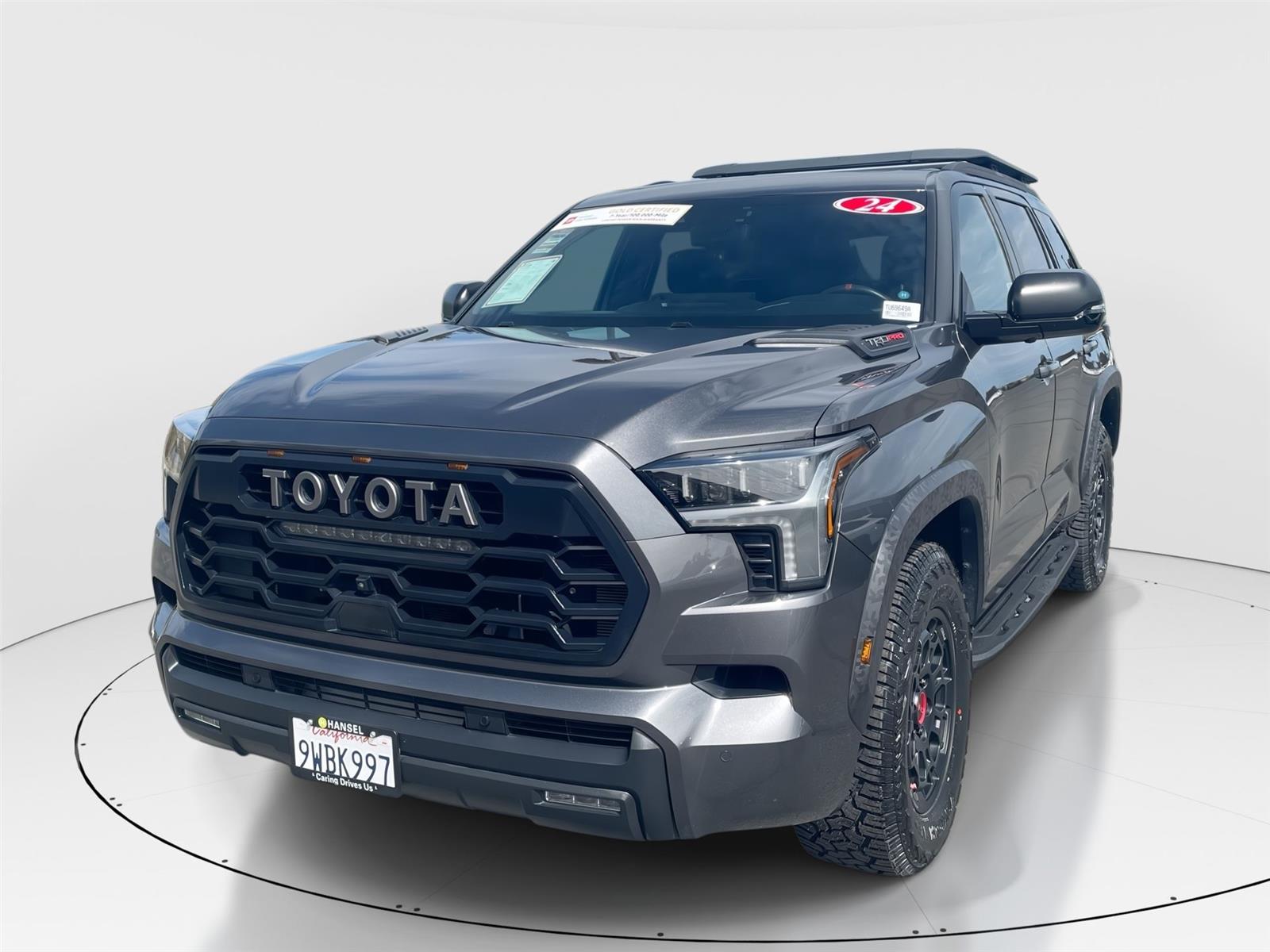Magnetic Gray Metallic 2024 Toyota Sequoia SUV / Crossover Four-Wheel Drive Automatic
