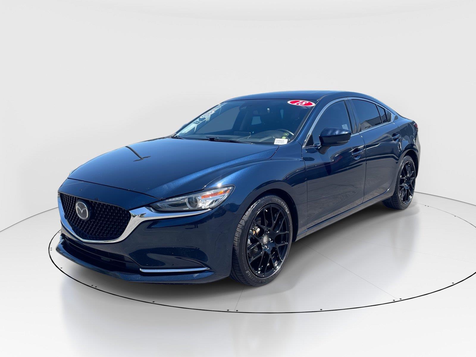 Deep Crystal Blue 2018 Mazda MAZDA6 Sedan Front-Wheel Drive Automatic