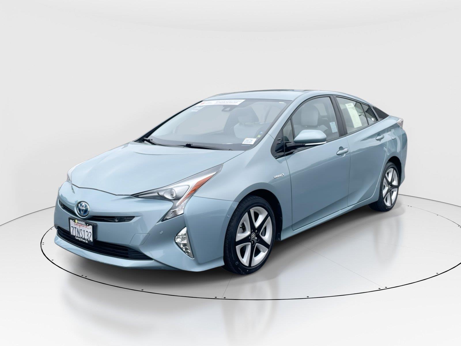 Sea Glass Pearl 2016 Toyota Prius Hatchback Front-Wheel Drive Continuously Variable Transmission
