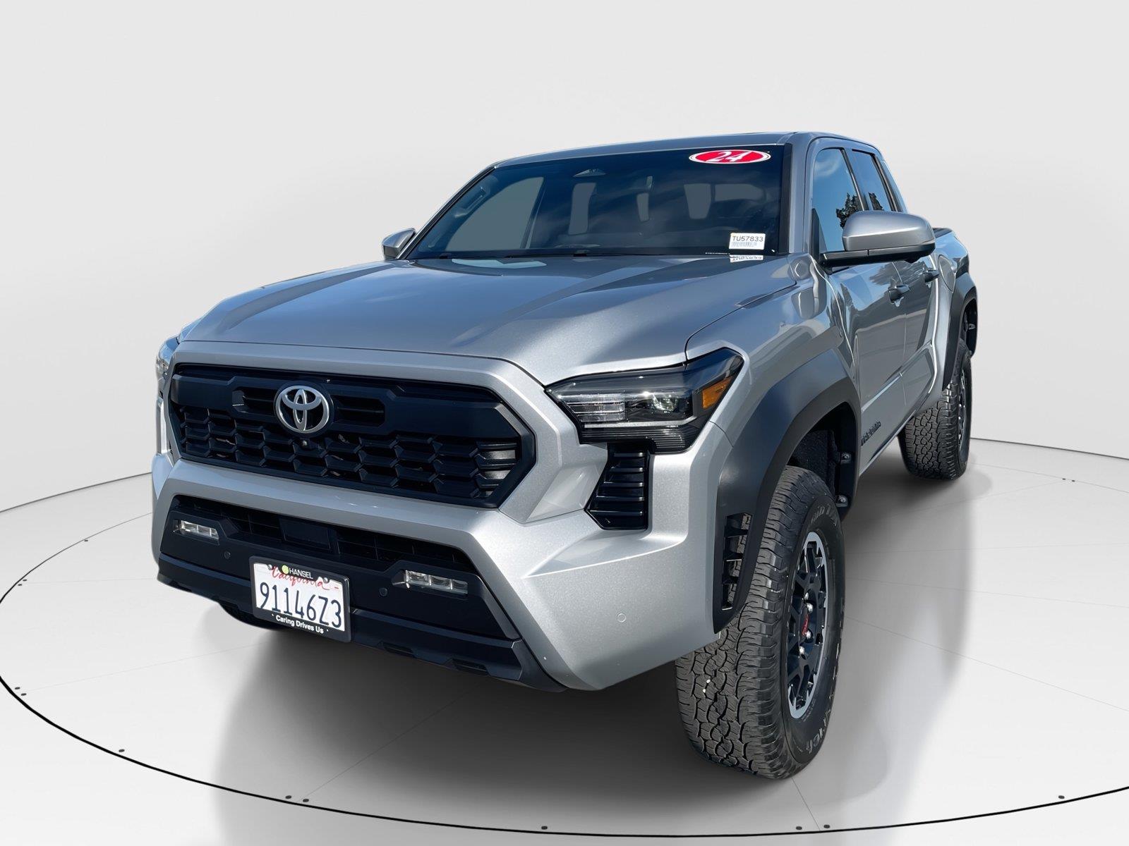 Celestial Silver Metallic 2024 Toyota Tacoma Pickup Truck Four-Wheel Drive Automatic
