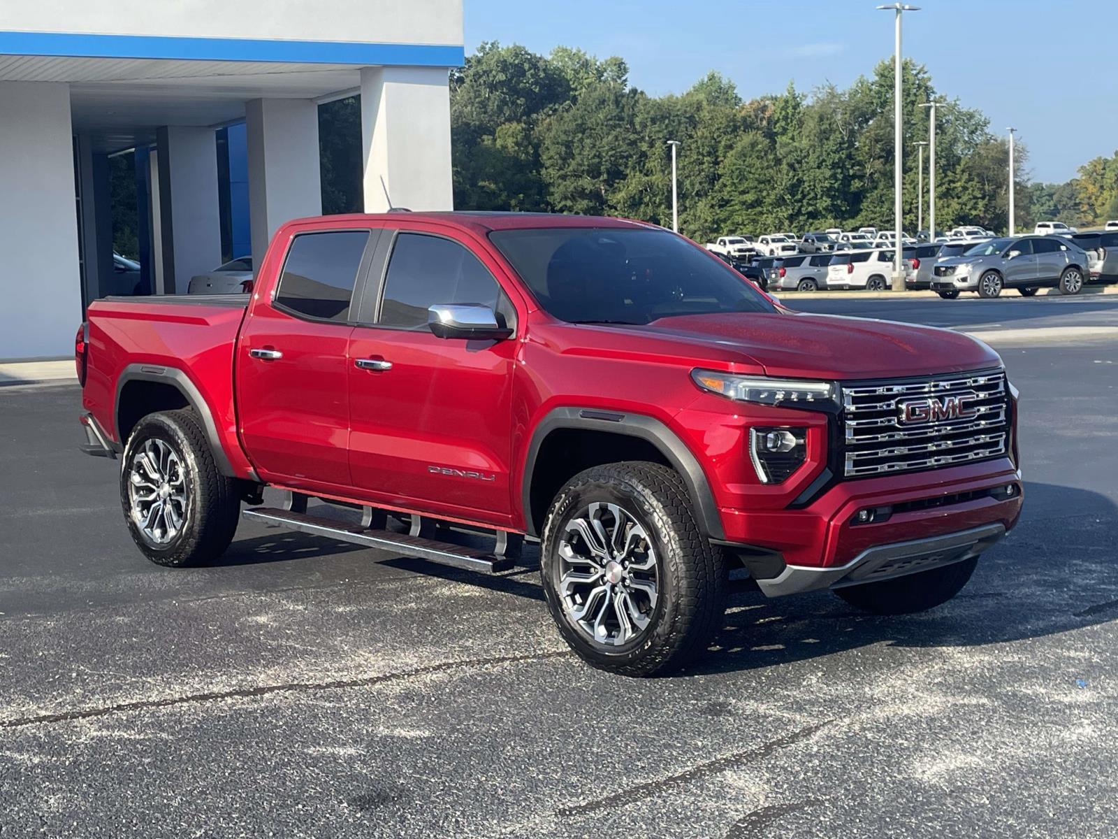 Volcanic Red Tintcoat 2024 GMC Canyon Pickup Truck Four-Wheel Drive 8-Speed Automatic