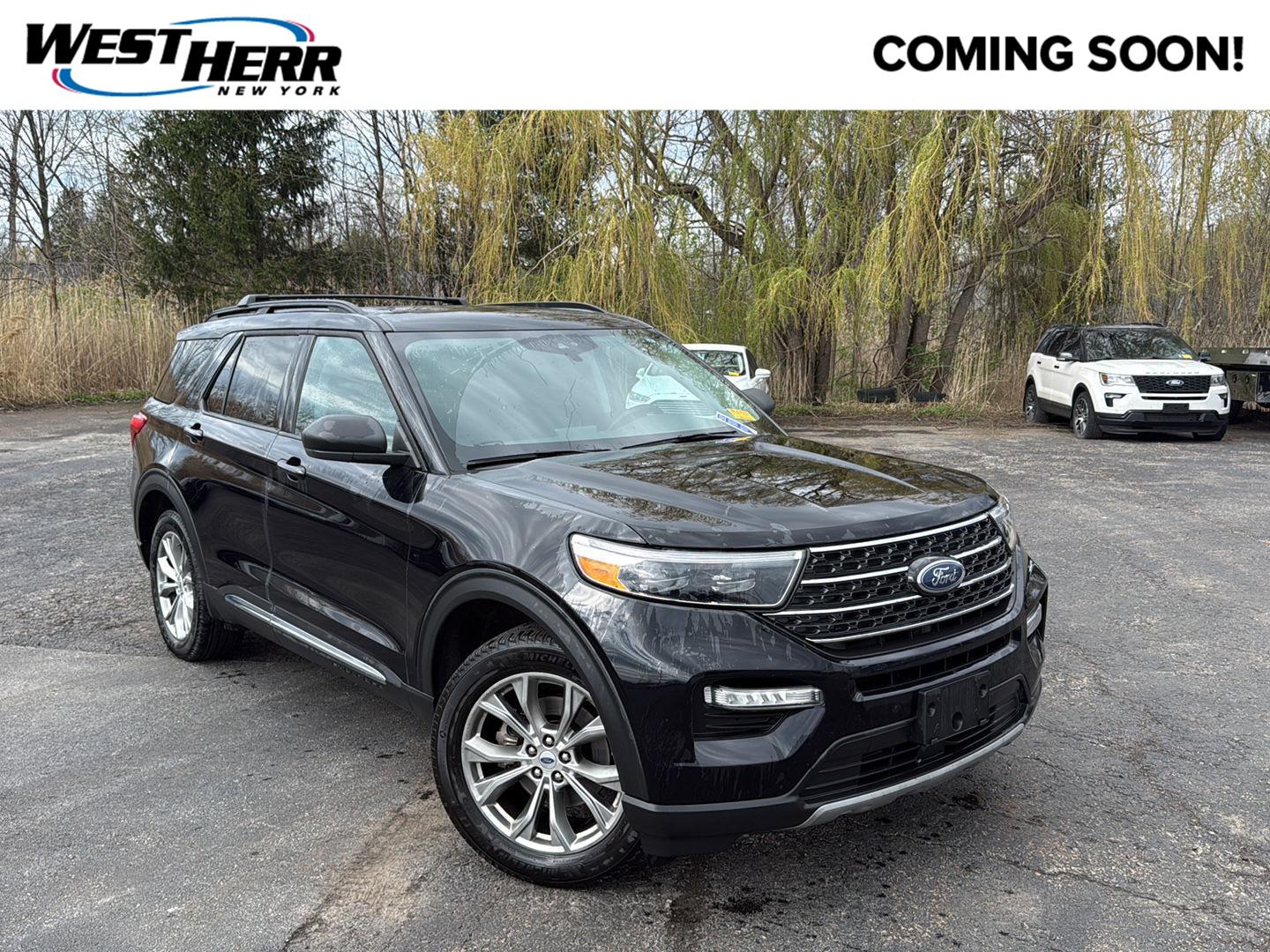 Agate Black 2024 Ford Explorer XLT AWD SUV / Crossover All-Wheel Drive Automatic