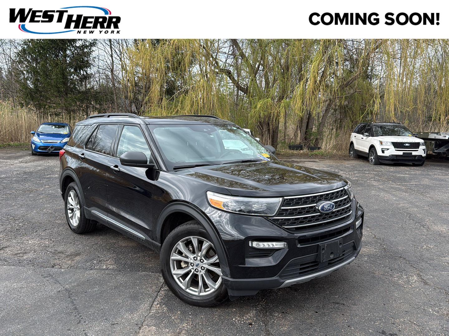 Agate Black 2024 Ford Explorer XLT AWD SUV / Crossover All-Wheel Drive Automatic