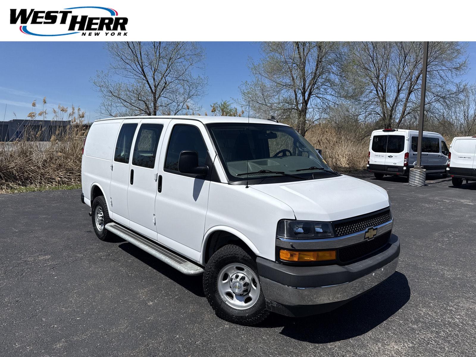Summit White 2023 Chevrolet Express Cargo 2500 RWD Van Rear-Wheel Drive 8-Speed Automatic