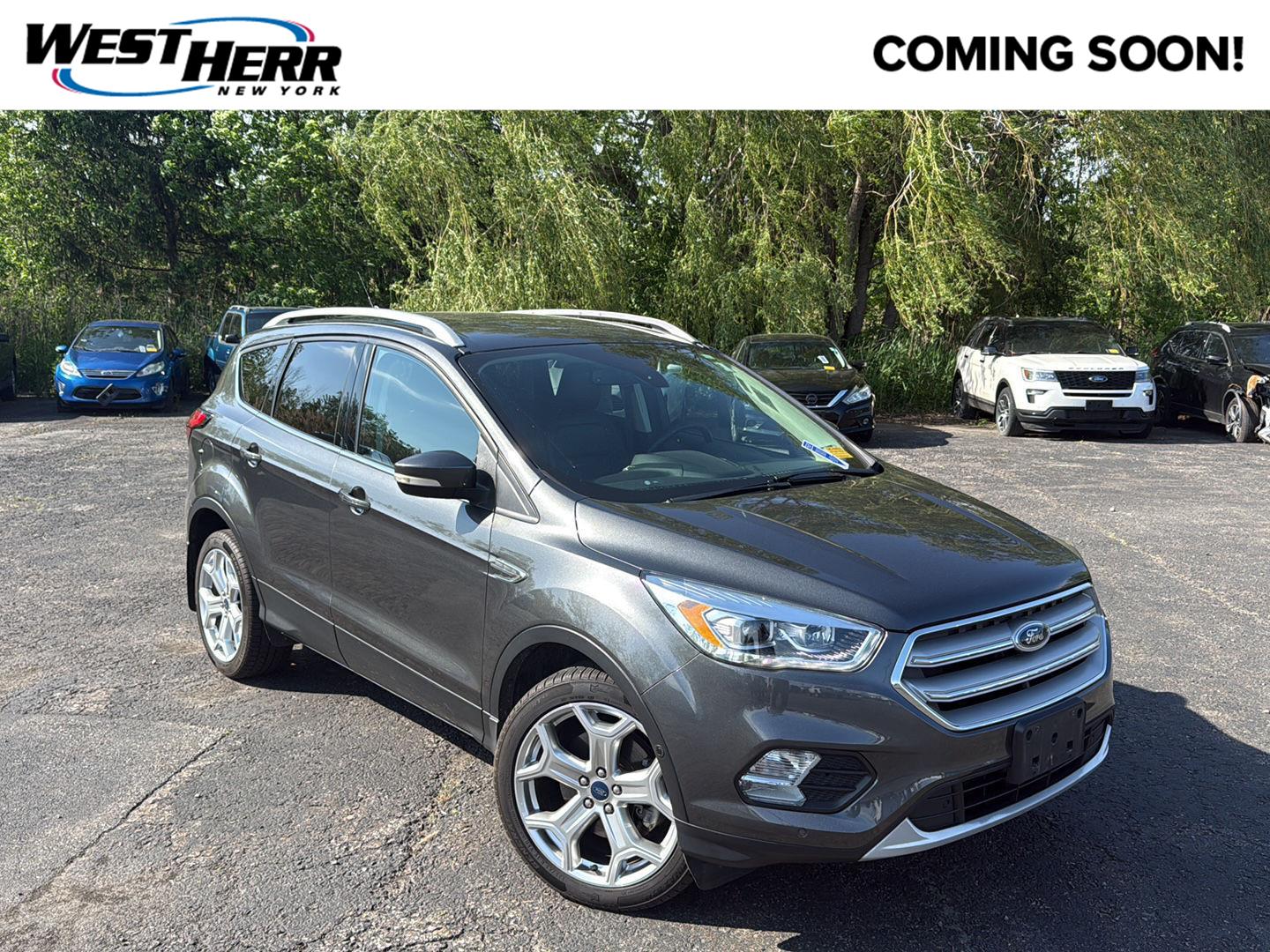 Gray (Magnetic) 2019 Ford Escape Titanium AWD SUV / Crossover All-Wheel Drive 6-Speed Automatic