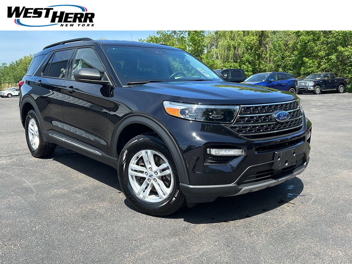 Agate Black 2023 Ford Explorer SUV / Crossover All-Wheel Drive Automatic