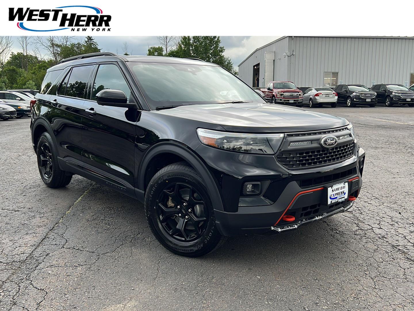 Agate Black 2022 Ford Explorer SUV / Crossover All-Wheel Drive Automatic