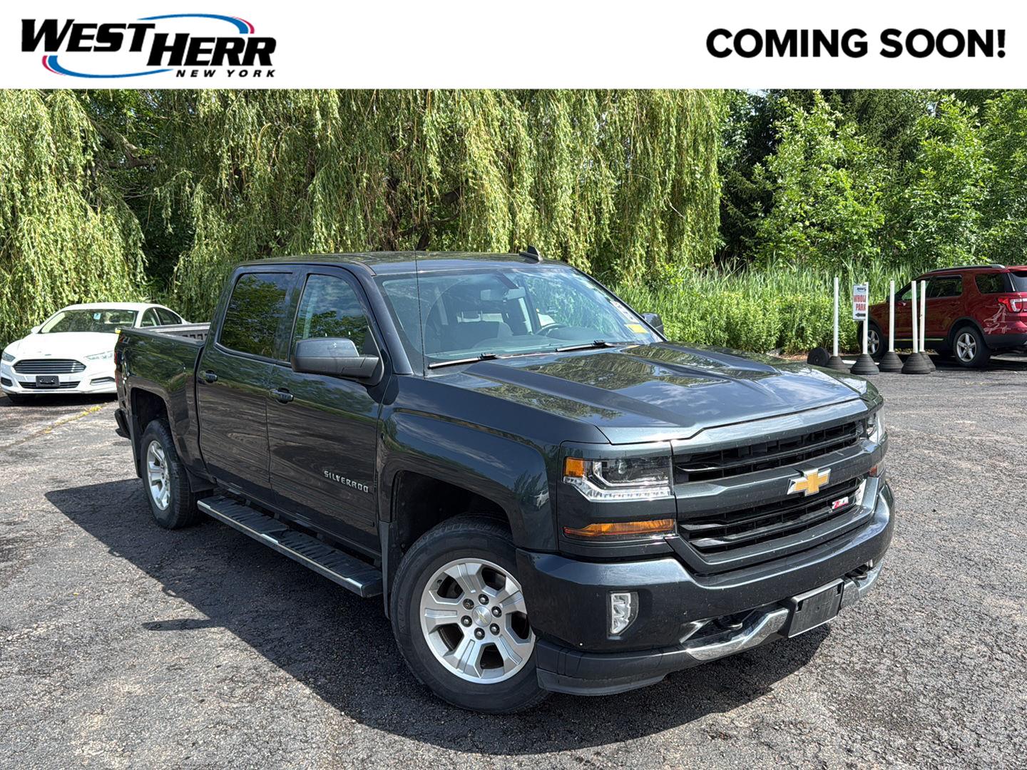 Gray (Graphite Metallic) 2018 Chevrolet Silverado 1500 Pickup Truck Four-Wheel Drive 6-Speed Automatic