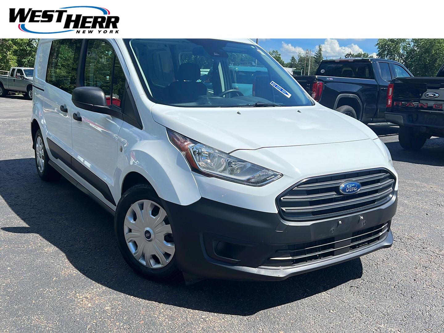 Frozen White 2019 Ford Transit Connect Van Front-Wheel Drive 8-Speed Automatic