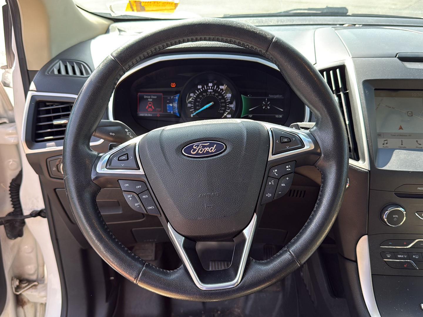 Used 2016 White Platinum Metallic Tri-Coat Ford SEL image 6