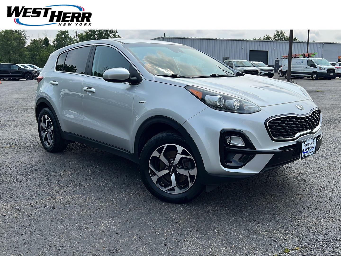 Sparkling Silver 2020 Kia Sportage SUV / Crossover All-Wheel Drive 6-Speed Automatic