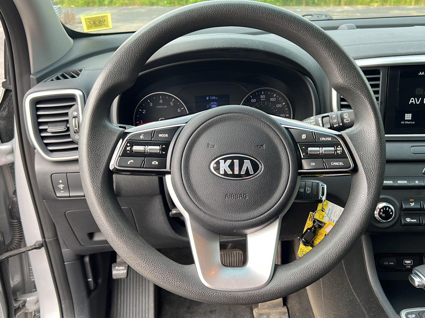 Used 2020 Sparkling Silver Kia LX image 8