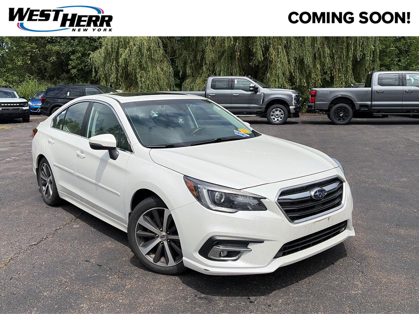 Crystal White Pearl 2018 Subaru Legacy Sedan All-Wheel Drive Continuously Variable Transmission