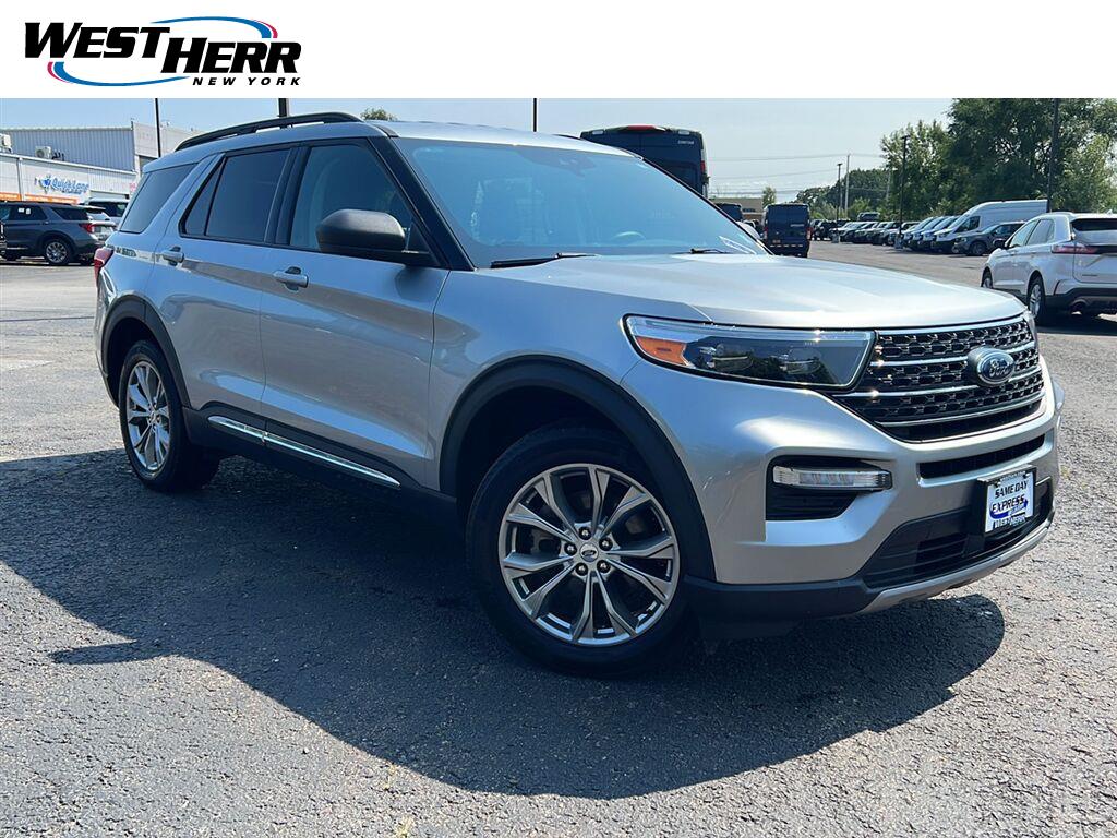 Iconic Silver 2023 Ford Explorer SUV / Crossover All-Wheel Drive Automatic
