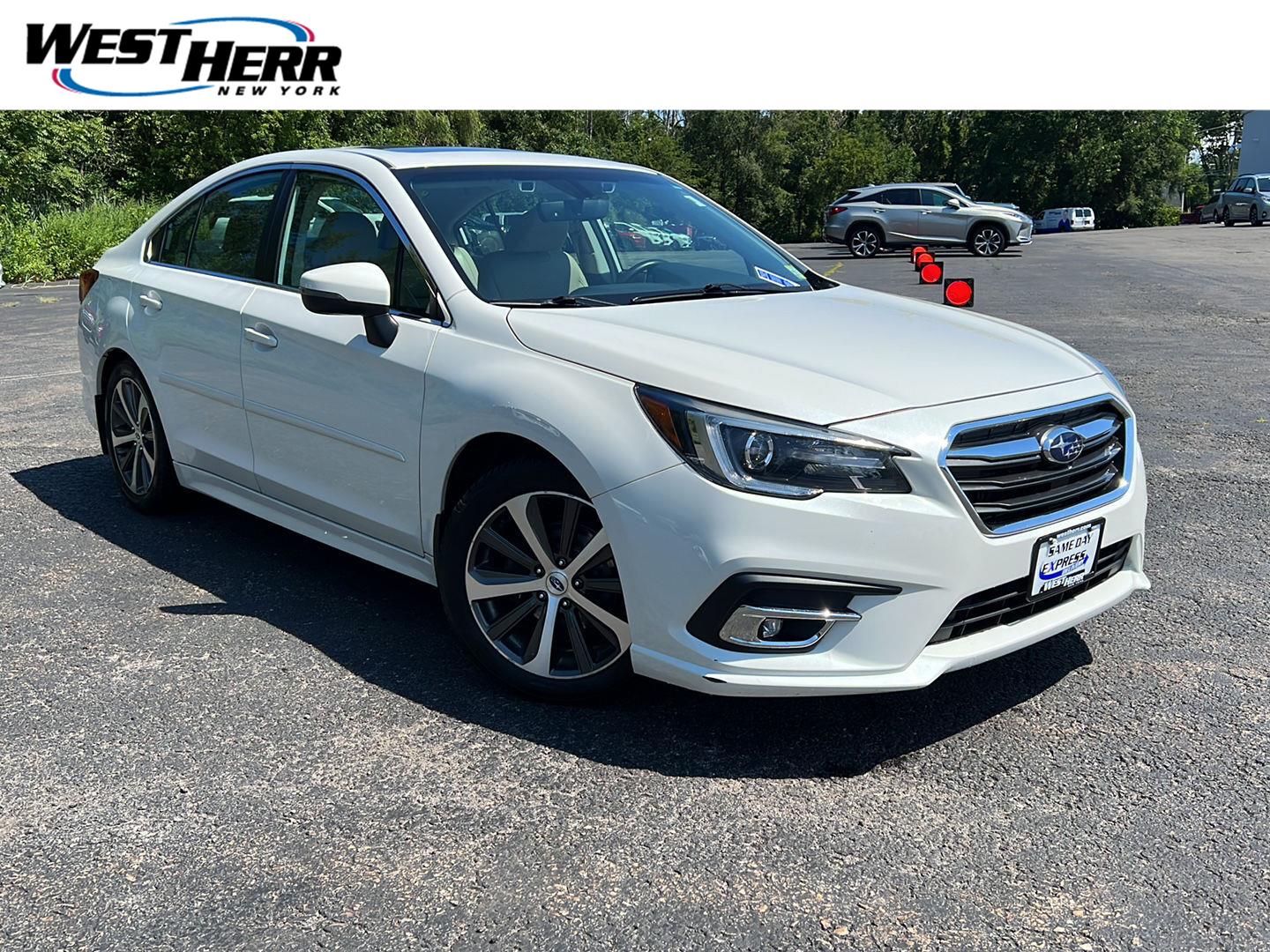 Crystal White Pearl 2018 Subaru Legacy Sedan All-Wheel Drive Continuously Variable Transmission