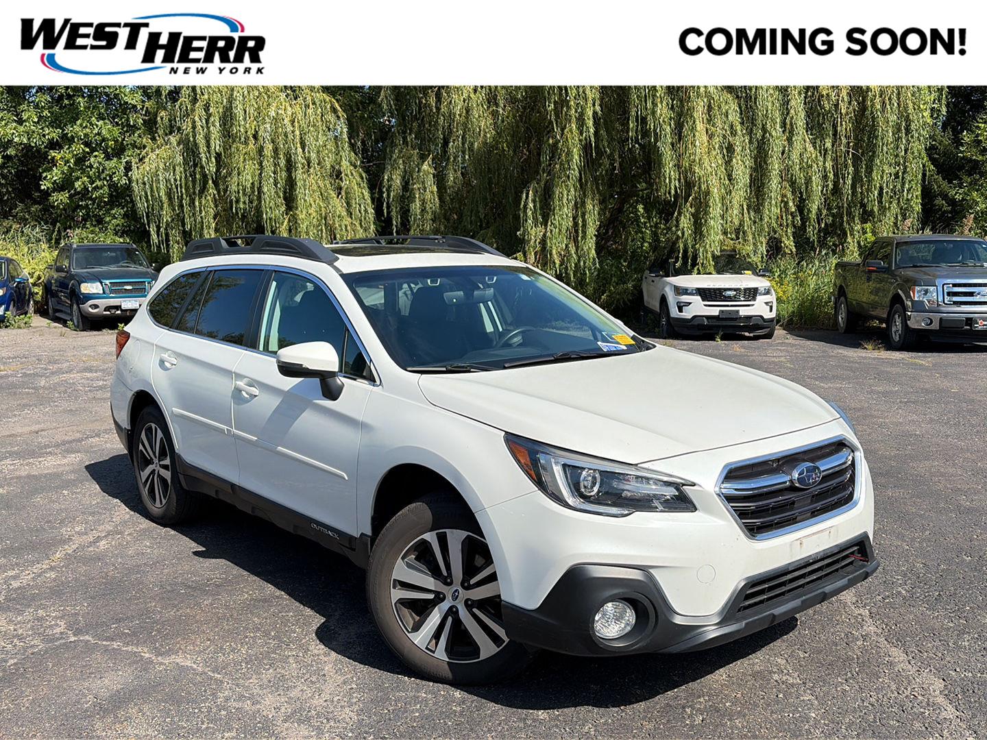 Crystal White Pearl 2019 Subaru Outback Wagon All-Wheel Drive Continuously Variable Transmission
