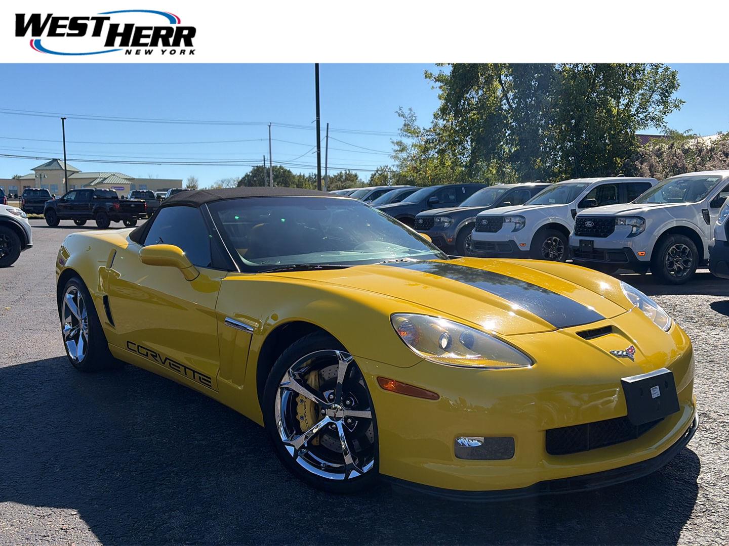 Velocity Yellow Tintcoat 2012 Chevrolet Corvette Convertible Rear-Wheel Drive 6-Speed Automatic