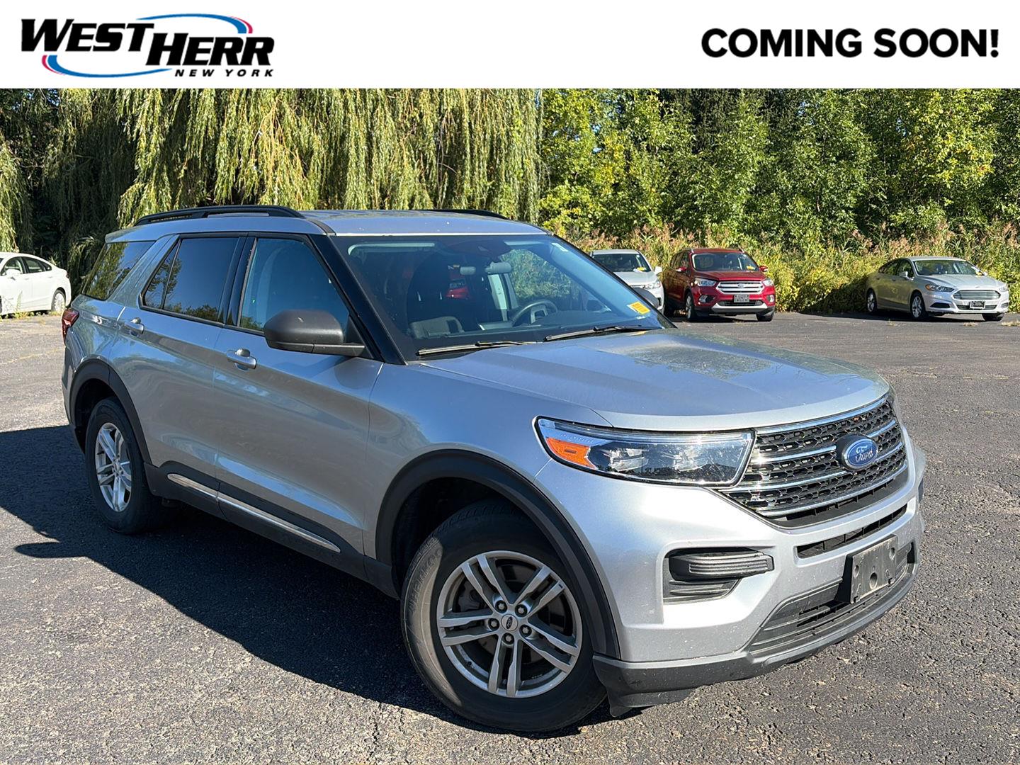 Iconic Silver 2023 Ford Explorer SUV / Crossover All-Wheel Drive Automatic